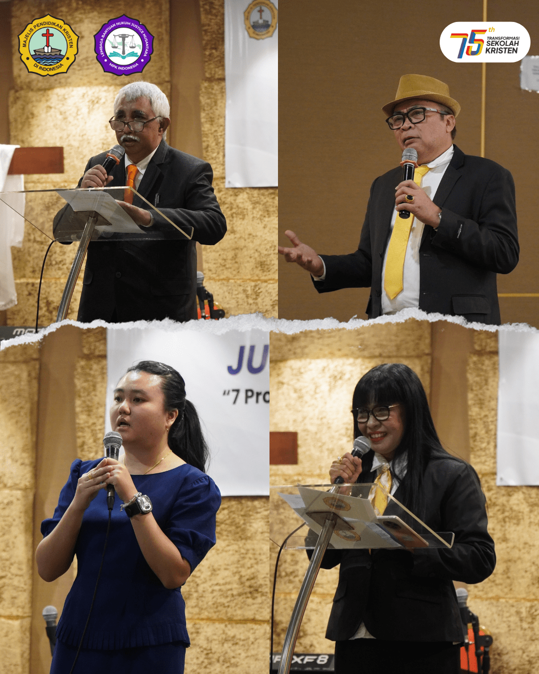 Seminar Hukum dalam peresmian LBH Justice Nusantara MPK